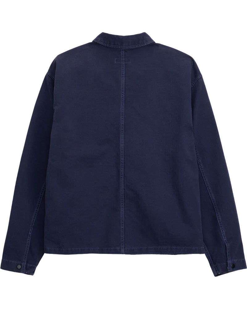 Vans Lx Washed Overdye Long Sleeve Woven Deep Indigo