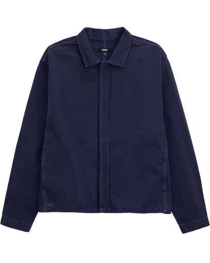 Vans Lx Washed Overdye Long Sleeve Woven Deep Indigo
