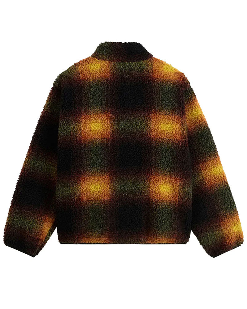 Vans Men's Heights Sherpa Full Zip Black/Heritage Mustard