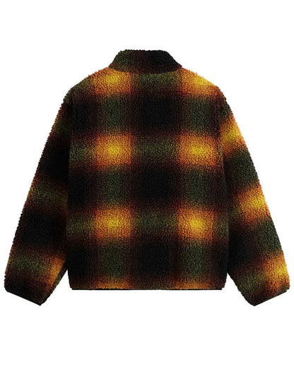 Vans Men's Heights Sherpa Full Zip Black/Heritage Mustard