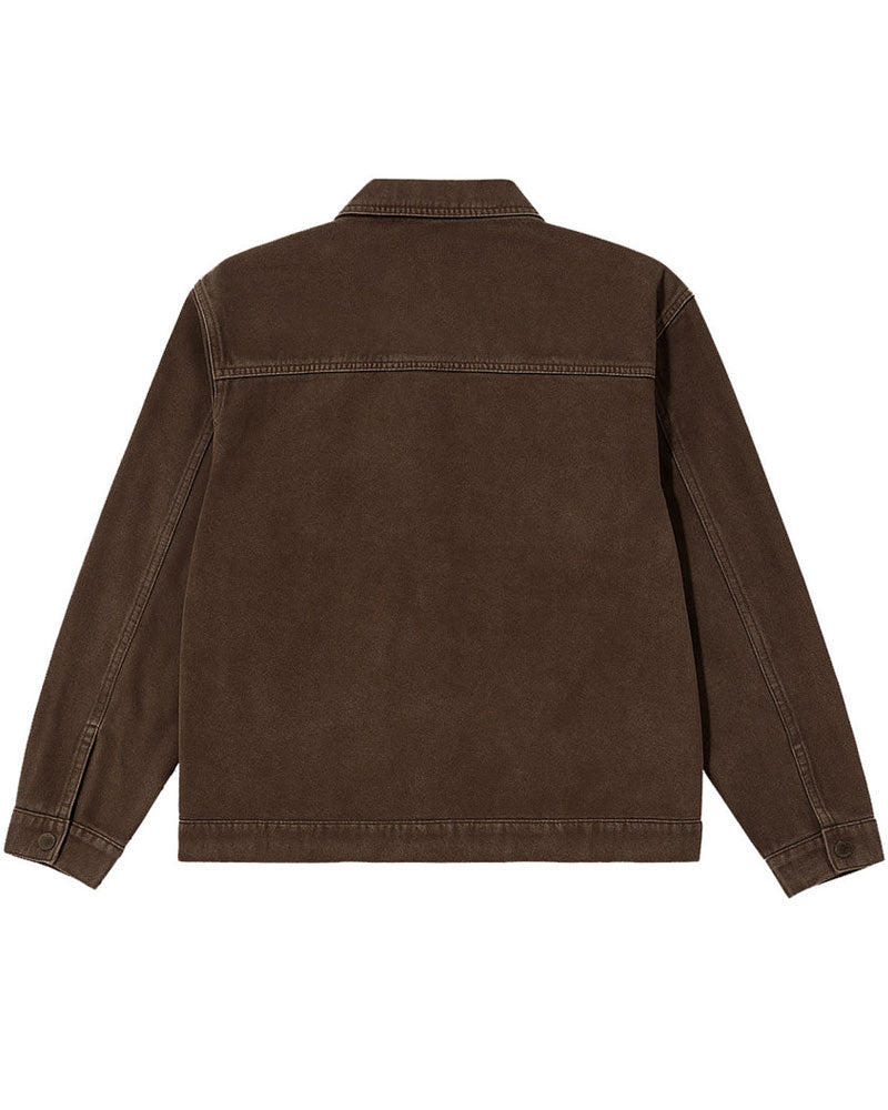 Vans Men's Skate Garage Denim Jacket Coal Brown