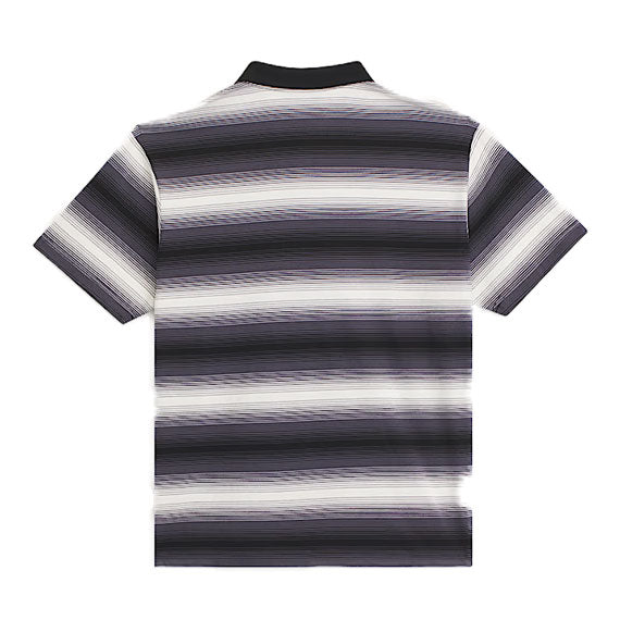 Vans Molino Shadow Stripe Short Sleeve Polo Steel Shadow