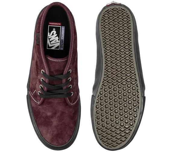 Vans Skate Chukka - Dark Red/Black
