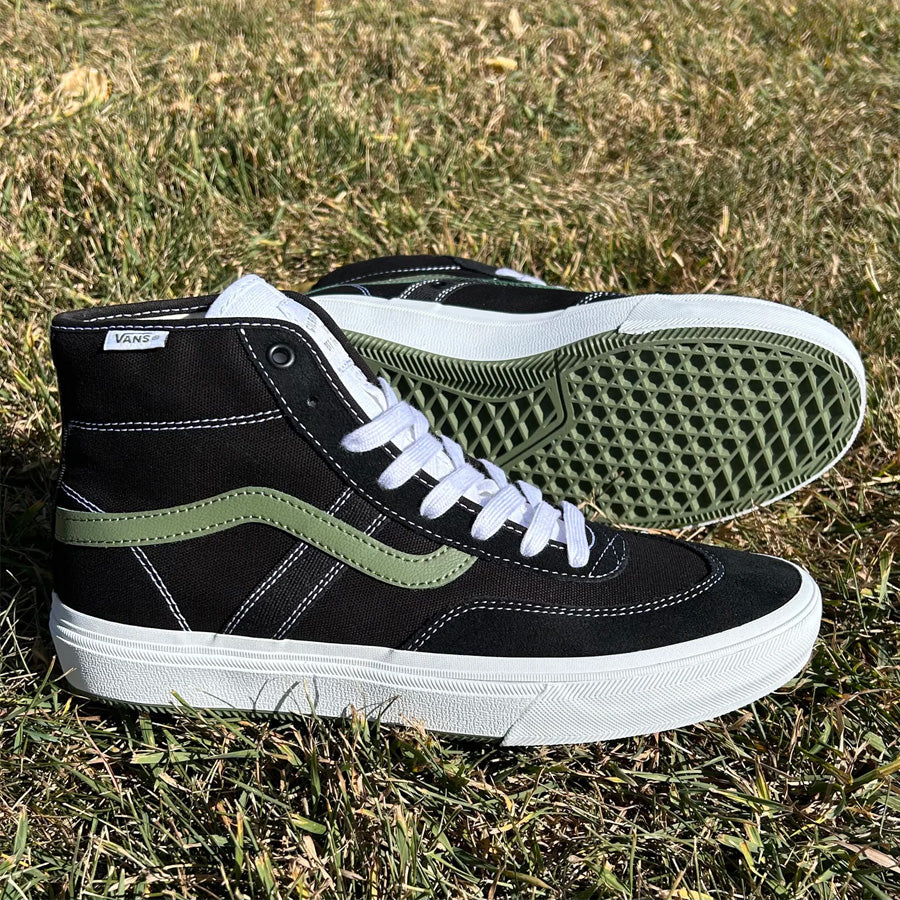 Vans Skate Crockett High Shoe Black/Green