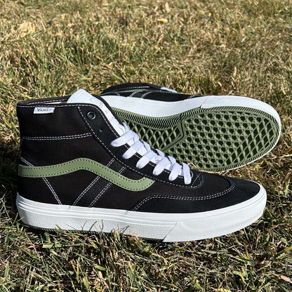 Vans Skate Crockett High Shoe Black/Green