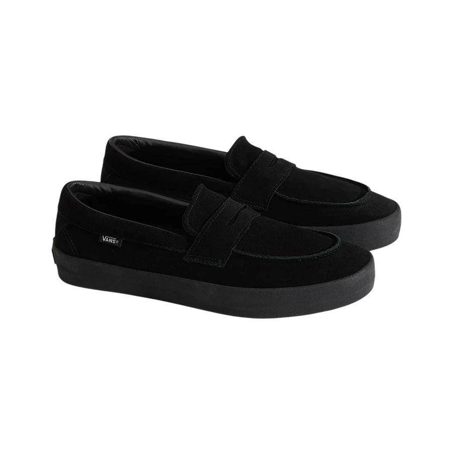Vans Skate Loafer Shoe Suede Black/Black