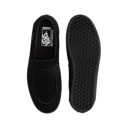 Vans Skate Loafer Shoe Suede Black/Black
