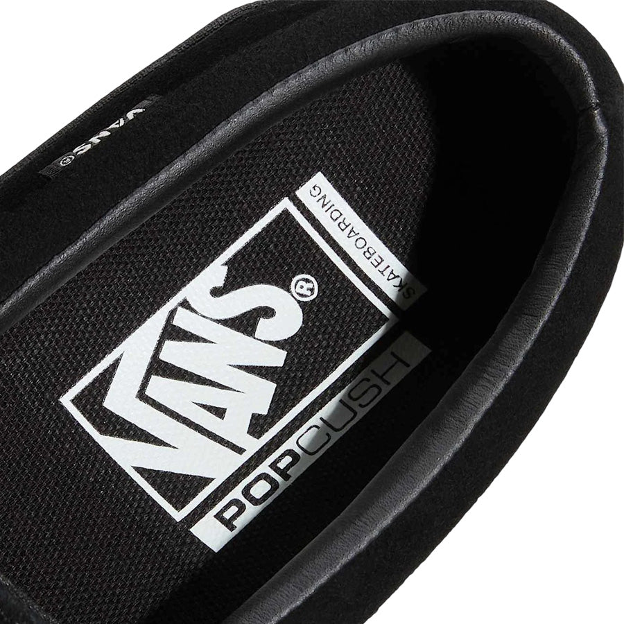 Vans Skate Loafer Shoe Suede Black/Black