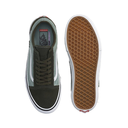 Vans Skate Old Skool Shoe Obsidian Fern