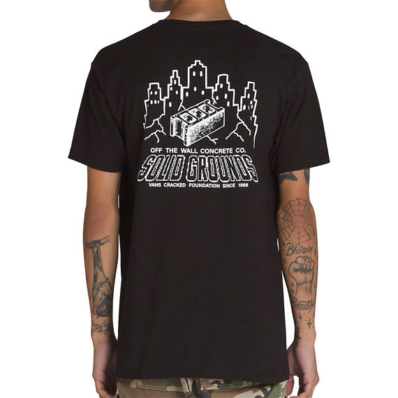 Vans Solid Grounds T-Shirt - Black