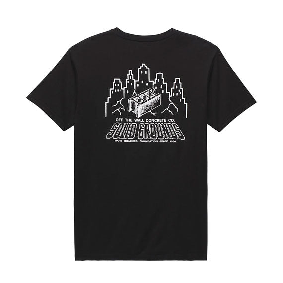 Vans Solid Grounds T-Shirt - Black
