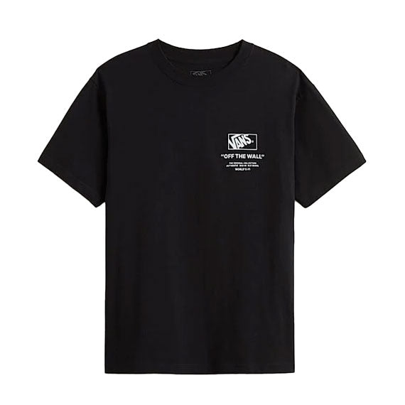 Vans Stacked Hi Short Sleeve T-Shirt Black-White