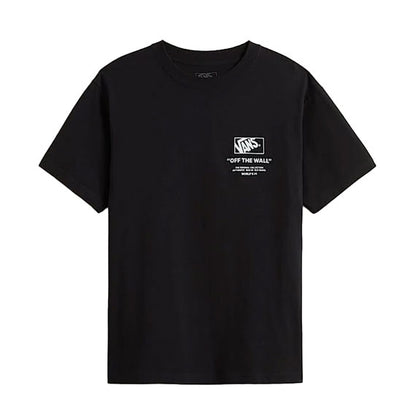 Vans Stacked Hi Short Sleeve T-Shirt Black-White