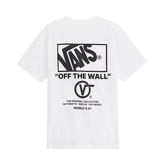 Vans Stacked Hi Short Sleeve T-Shirt White
