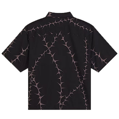 Vans Van Doren Printed Camp Short Sleeve Shirt Black