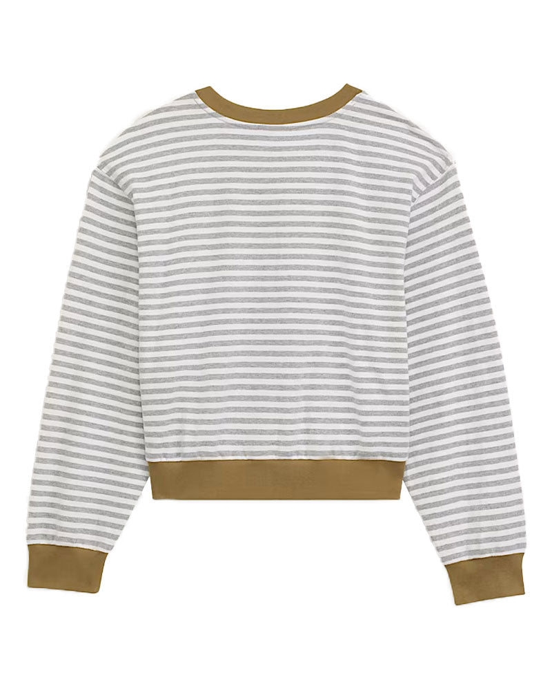 Vans Women's Molly Henley Pullover Marshmallow-Cement Heather