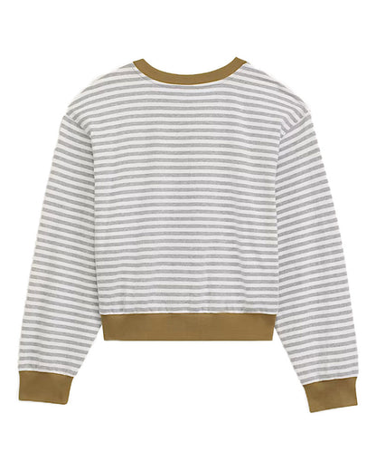 Vans Women's Molly Henley Pullover Marshmallow-Cement Heather