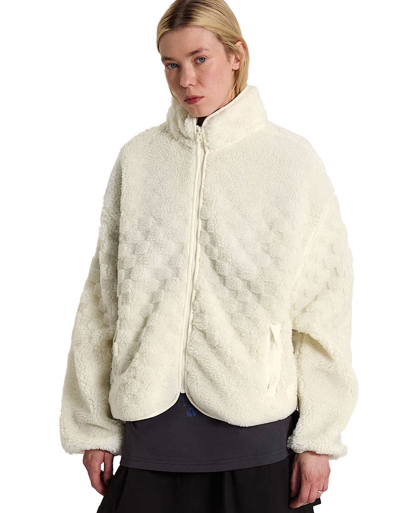 Vans Women's Queens High Pile Jacket Marshmallow