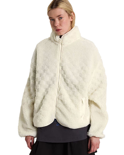 Vans Women's Queens High Pile Jacket Marshmallow