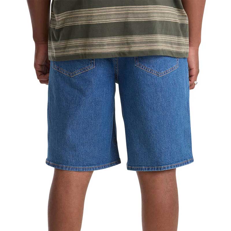 Volcom Billow Jean Short 22 Bold Blue