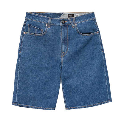 Volcom Billow Jean Short 22 Bold Blue