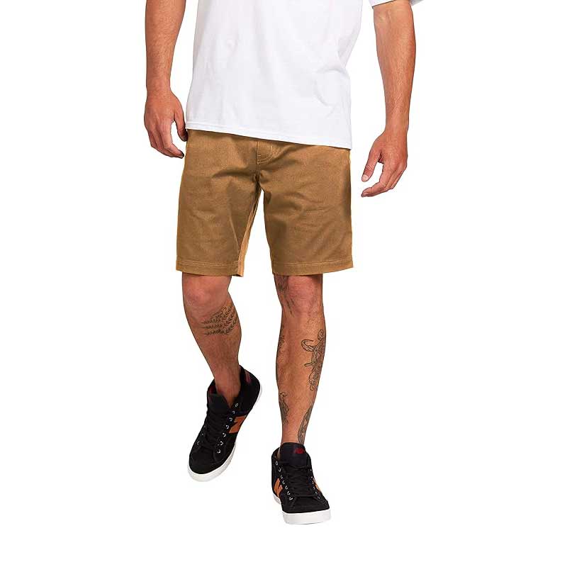 Volcom Frickin Elastic Waist 19 Dark Khaki