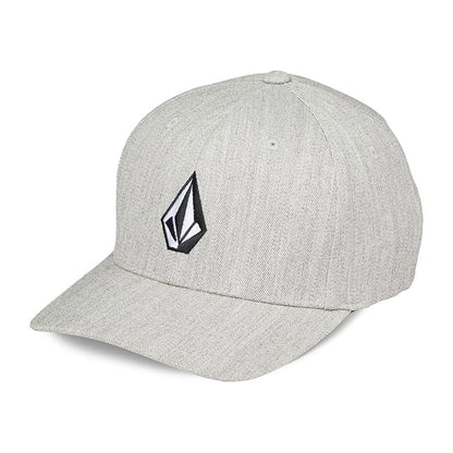 Volcom Full Stone Heather Flexfit Cap Grey Vintage