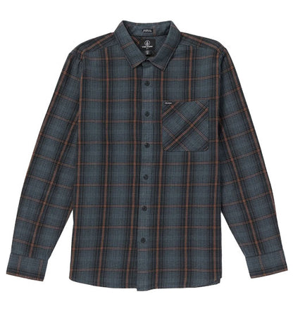 Volcom Heavy Twills Flannel Dark Slate