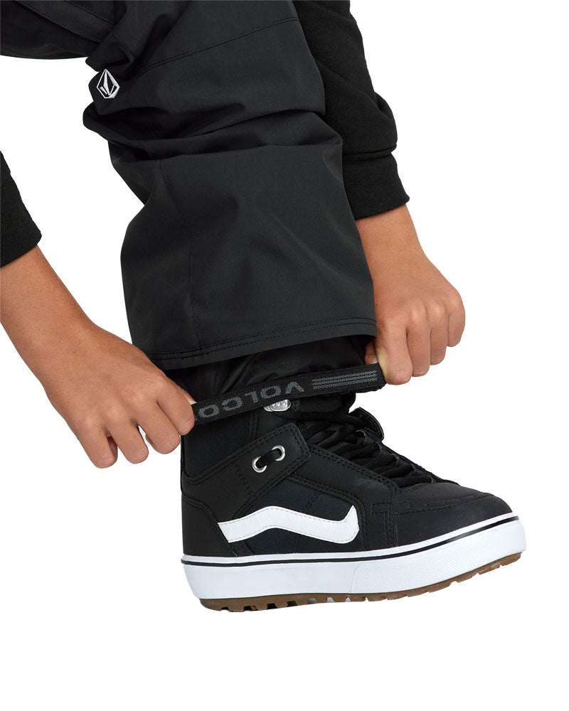 Volcom Kids' Barkley Ins Bib Pant Black 2026