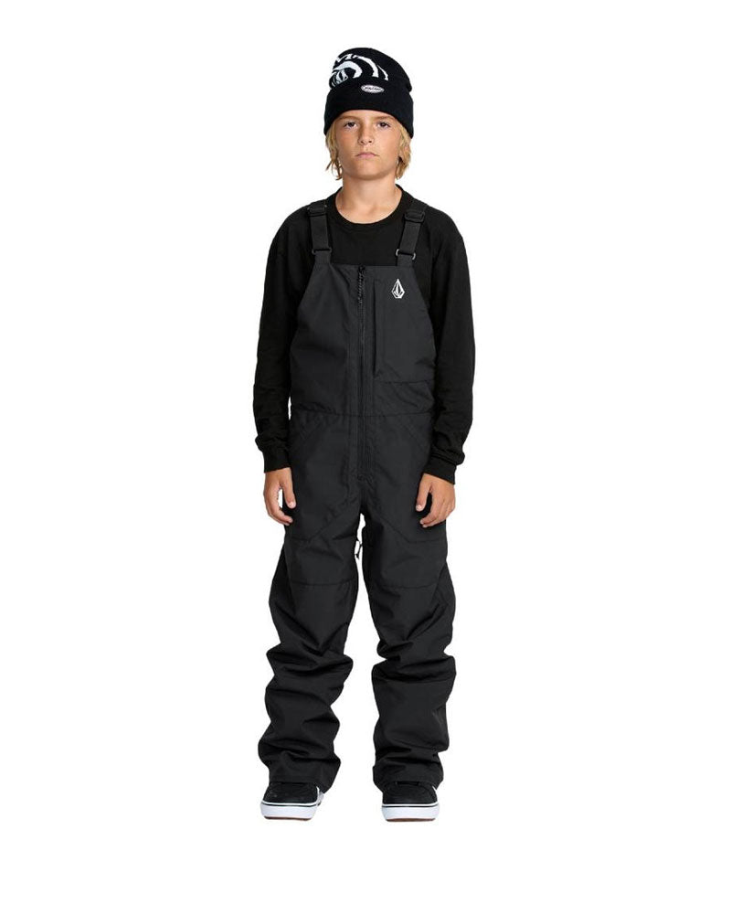 Volcom Kids' Barkley Ins Bib Pant Black 2026