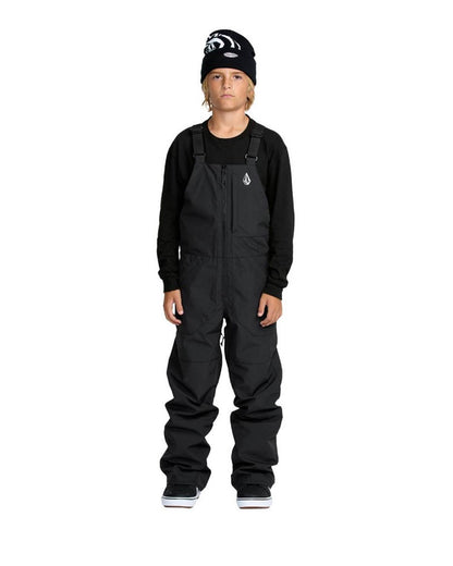 Volcom Kids' Barkley Ins Bib Pant Black 2026