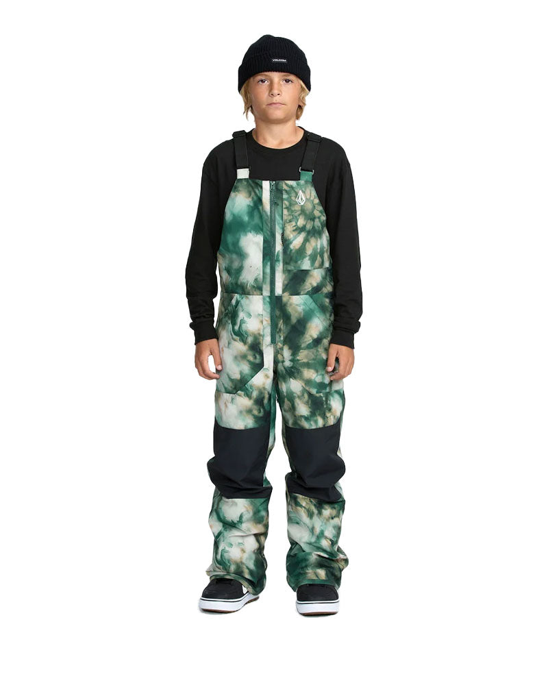 Volcom Kids' Barkley Ins Bib Pant Shamrock Heather 2026