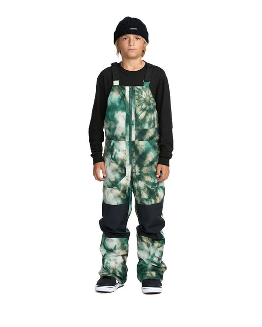 Volcom Kids' Barkley Ins Bib Pant Shamrock Heather 2026