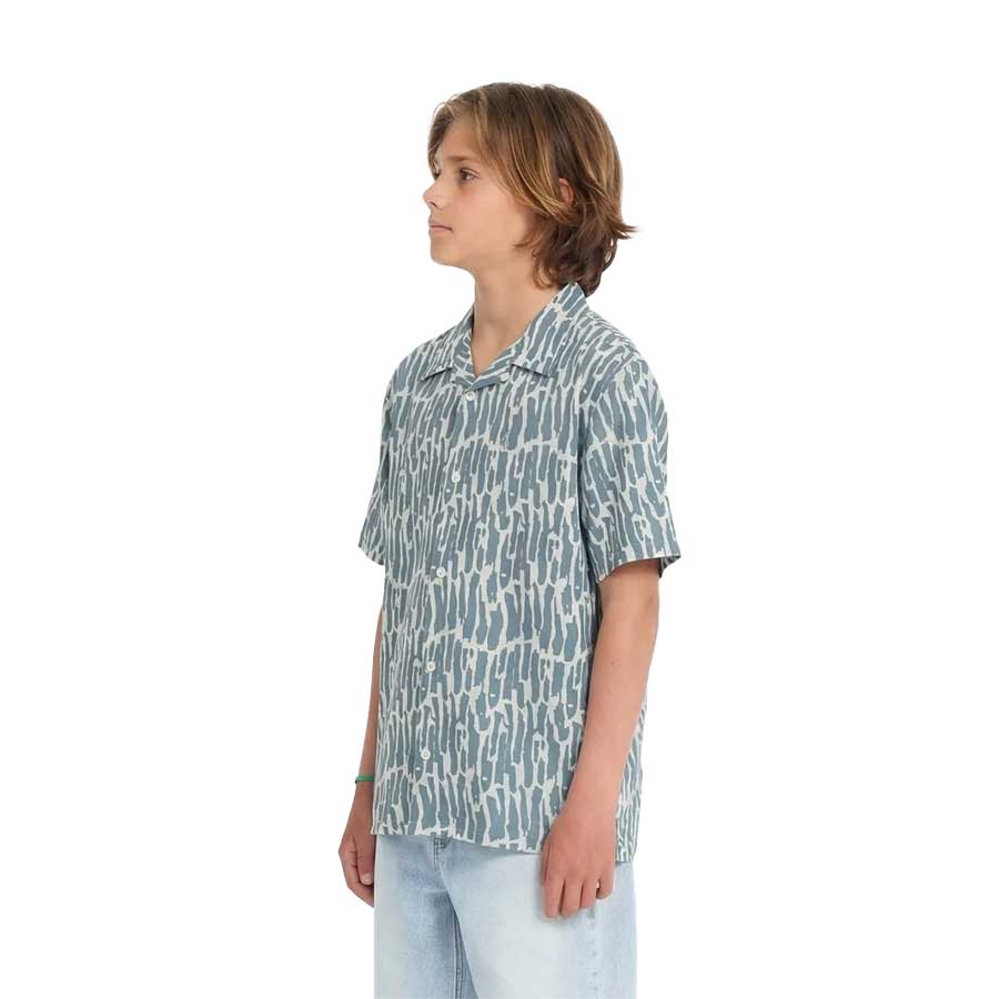Volcom Kids' Boldstone Short Sleeve Tradewinds