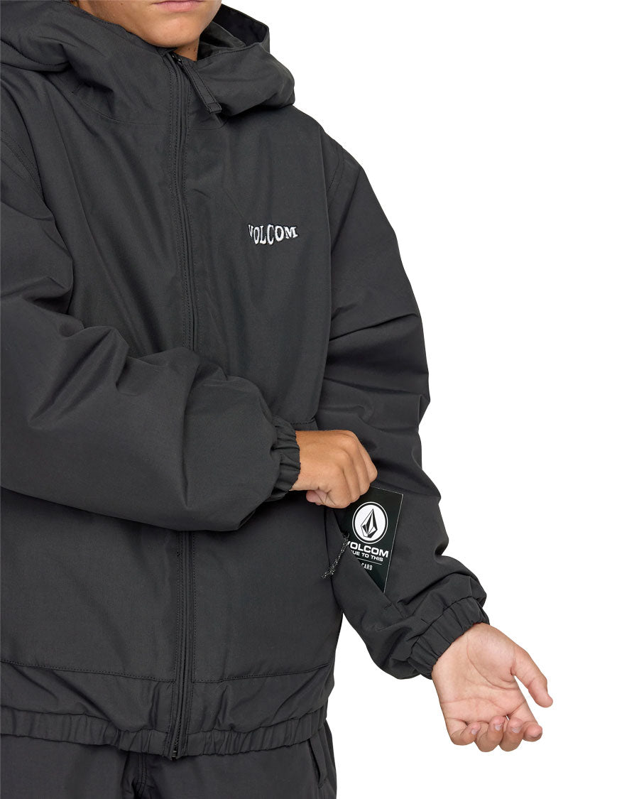 Volcom Kids' Chaos Fz Jacket Black 2026
