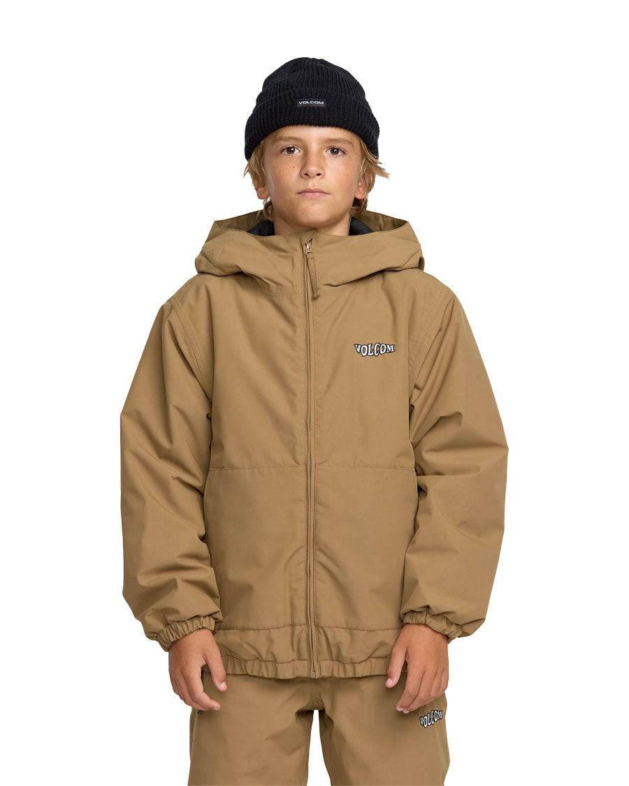 Volcom Kids' Chaos Fz Jacket Bronze 2026