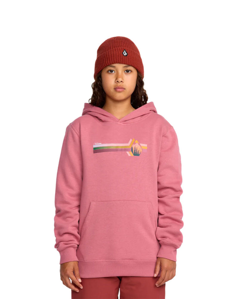 Volcom Kids' Essential Hoodie Mesa Rose 2026