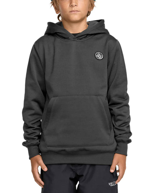 Volcom Kids' Hydro Fleece Hoodie Dark Grey 2026