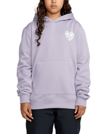 Volcom Kids' Hydro Fleece Hoodie Lavender Aura 2026