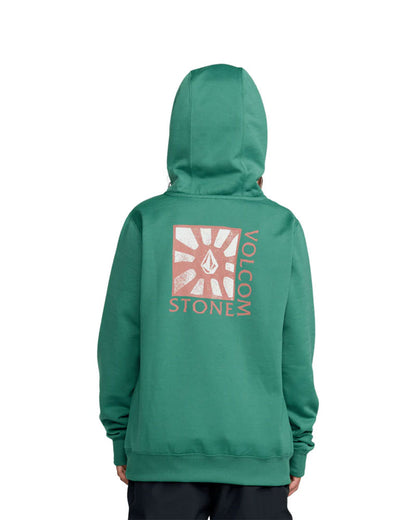 Volcom Kids' Hydro Fleece Hoodie Spruce Green 2026