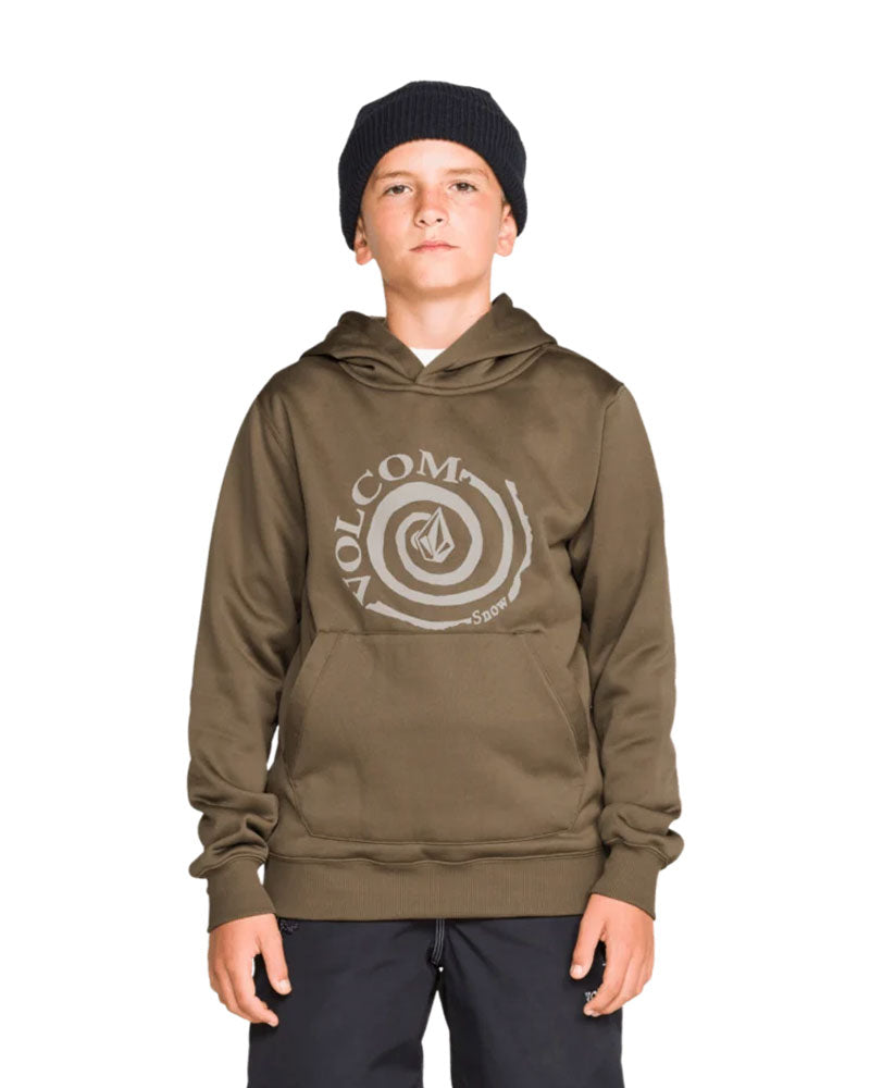 Volcom Kids' Hydro Fleece Hoodie Teak 2027