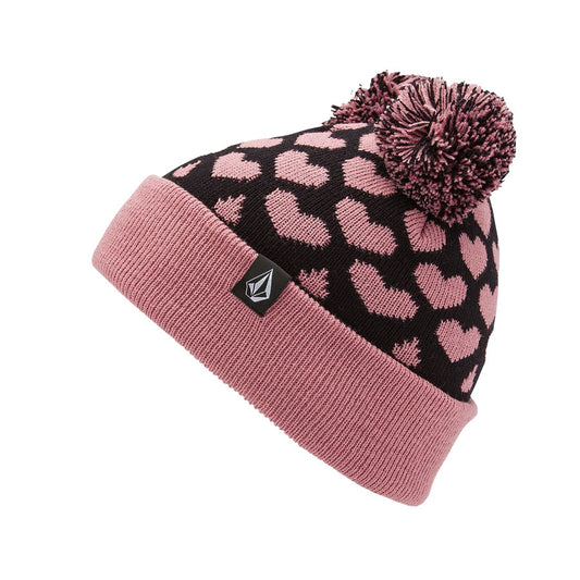 Volcom Kids' Stone Pom Beanie Black 2026