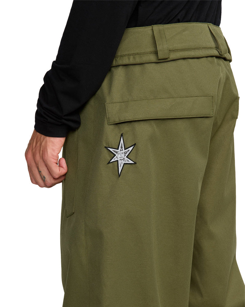 Volcom Men's Arthur 20K Pant Dark Olive 2026