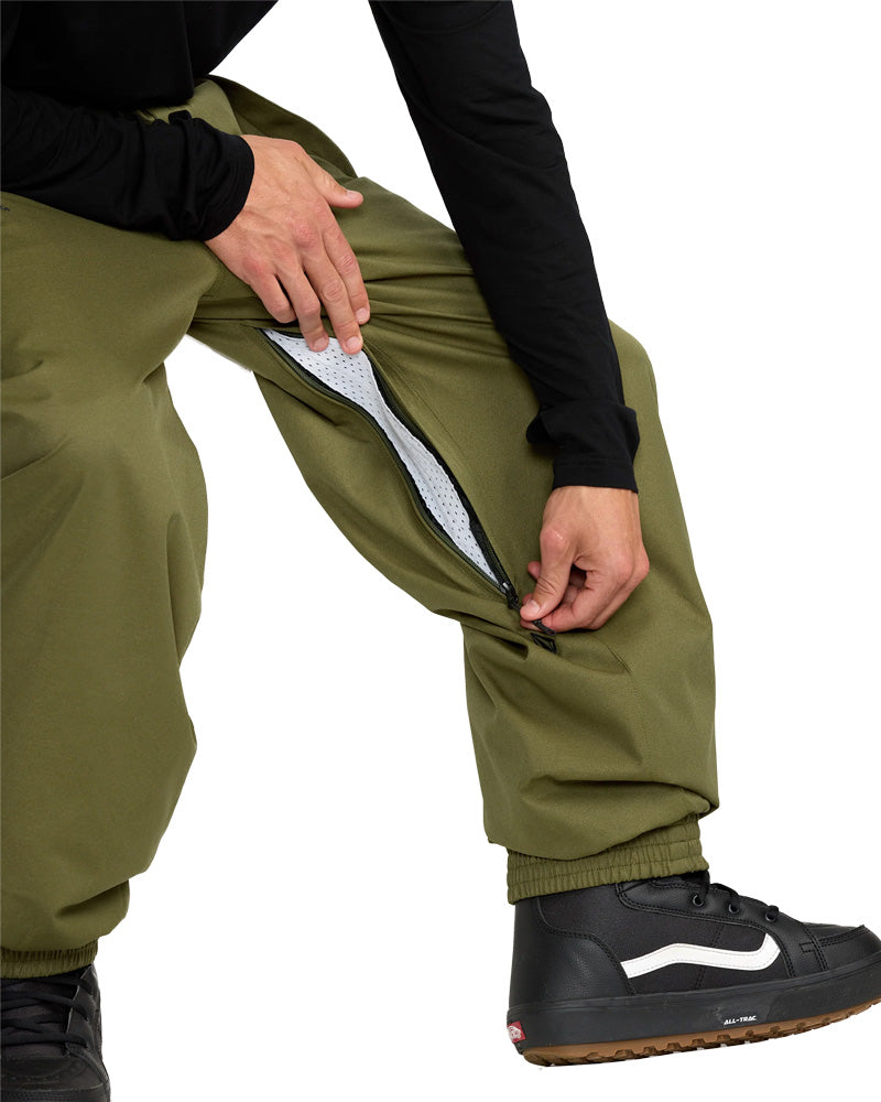 Volcom Men's Arthur 20K Pant Dark Olive 2026