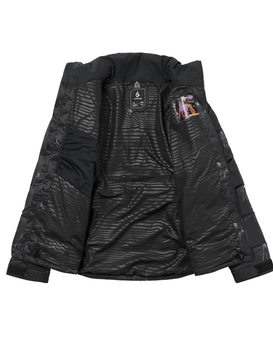 Volcom Men's Arthur Down Puff Jacket Black 2027