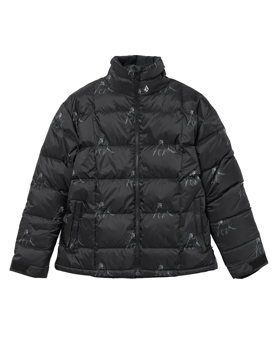 Volcom Men's Arthur Down Puff Jacket Black 2027