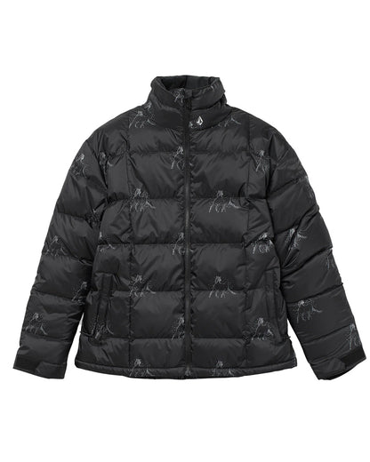 Volcom Men's Arthur Down Puff Jacket Black 2027