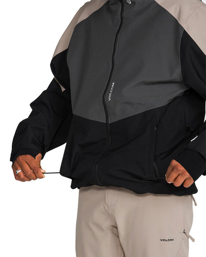 Volcom Men's Brighton Full Zip Jacket Dark Grey 2027
