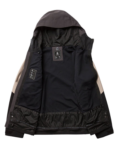 Volcom Men's Brighton Full Zip Jacket Dark Grey 2027