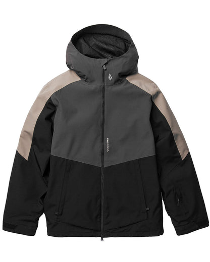 Volcom Men's Brighton Full Zip Jacket Dark Grey 2027
